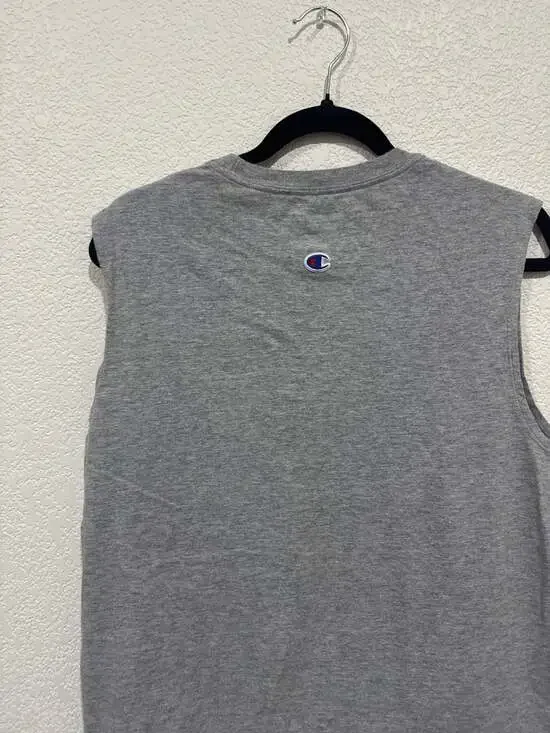 Champion Gray Authentic Athleticwear Classic Jersey Sleeveless Muscle Tank Top - Picture 6 of 7